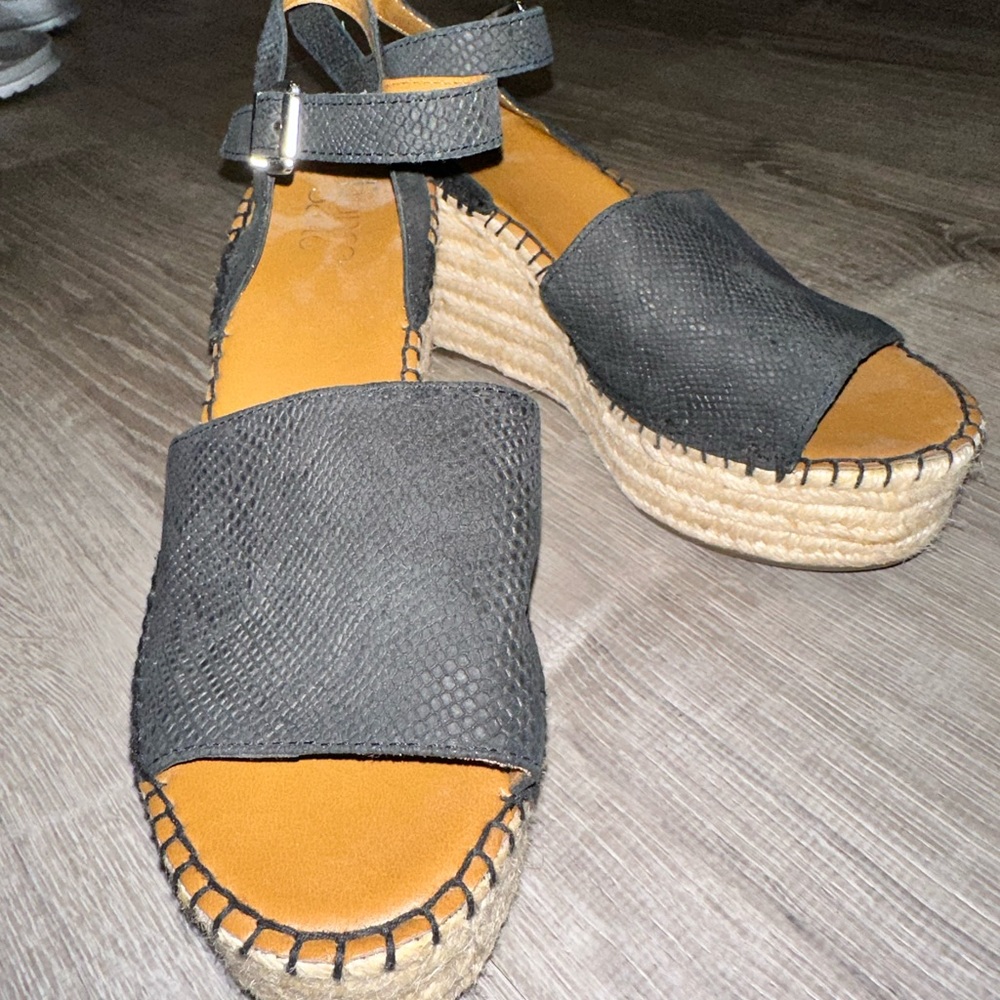 Never worn Franco sarto black espadrilles